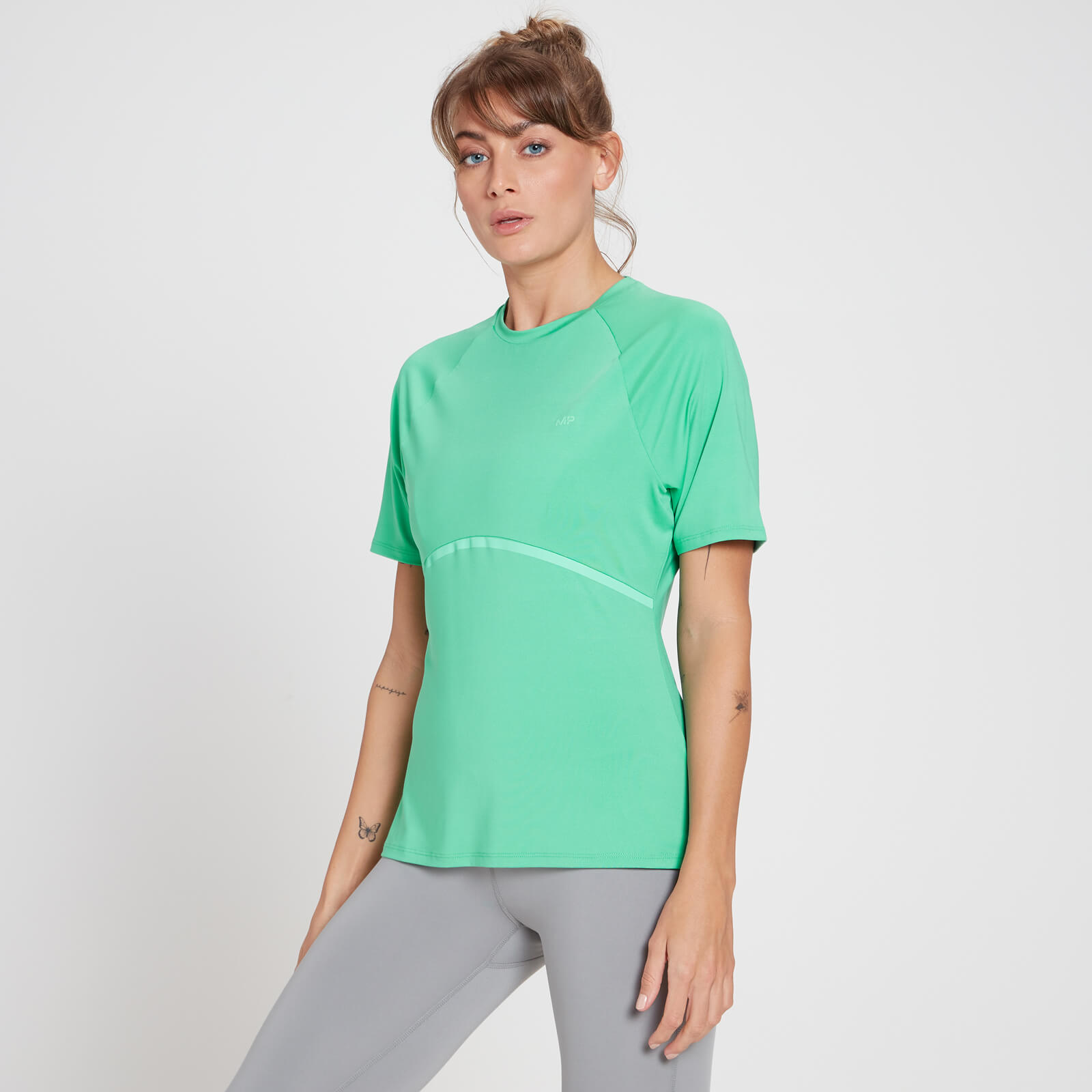 MP Women's Velocity Ultra Reflective T-Shirt - Ice Green  - XL