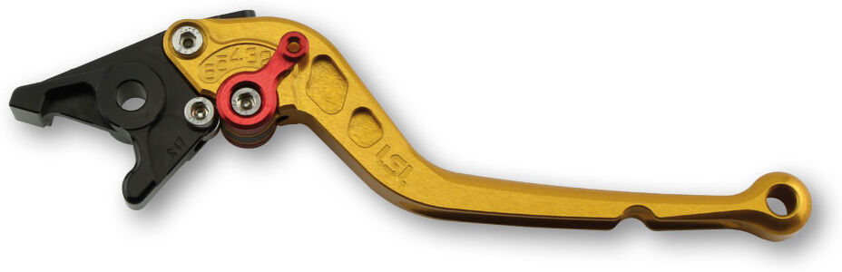 Lsl Brake Lever Classic R16r, Gold/red, Long  - Red