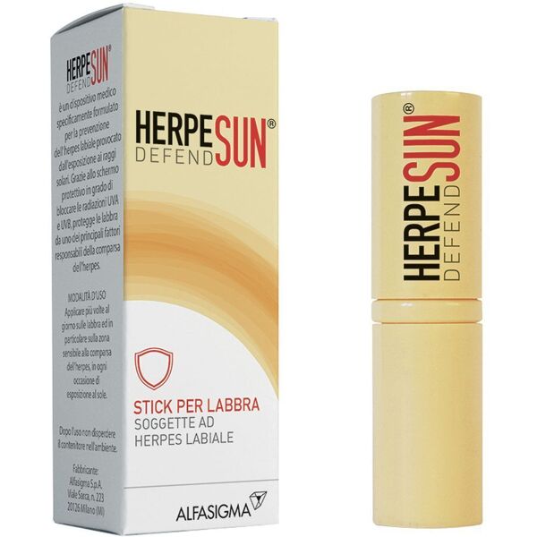 alfasigma herpe sun defend stick per labbra