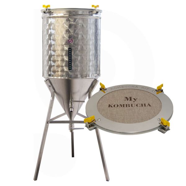 polsinelli fermentatore inox conico 60° per kombucha 50 l