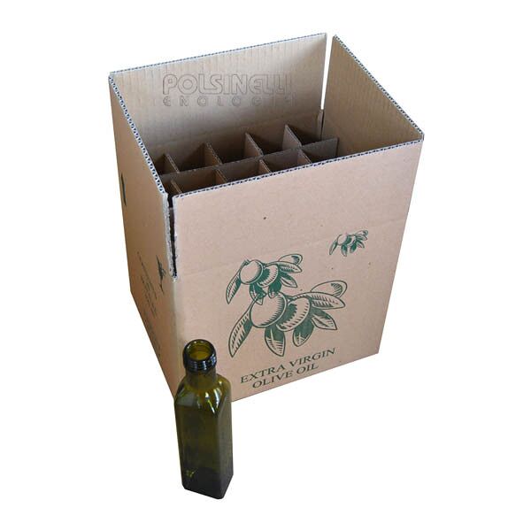 polsinelli scatola per 20 bottiglie marasca da 250 ml (10 pezzi)