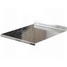 Polsinelli Spianatoia inox AISI 304 con alzatina - 300x500 mm