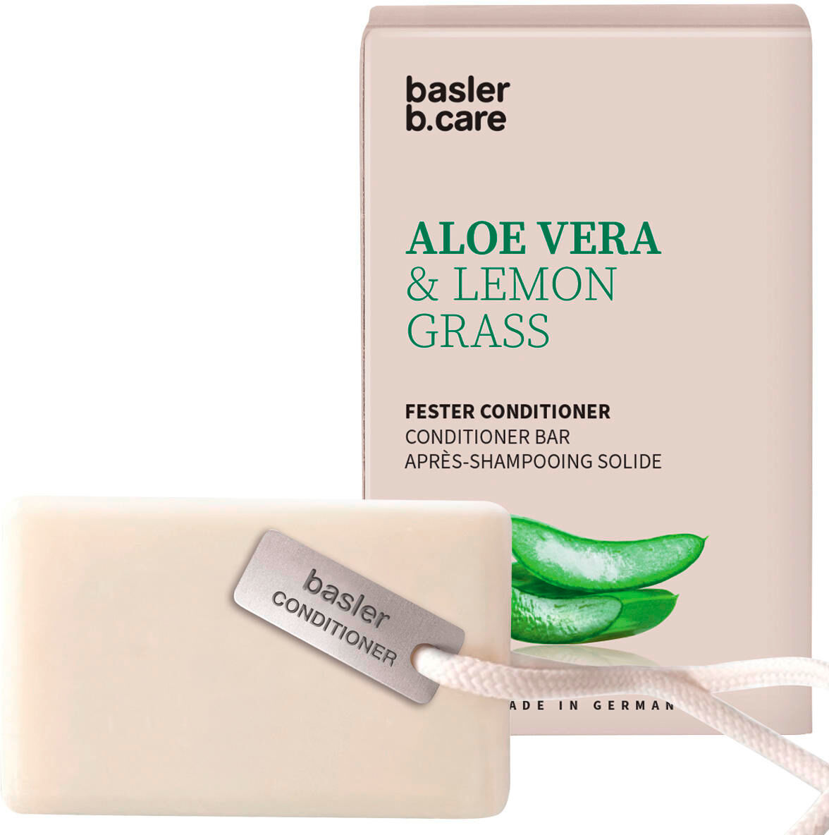 Basler Balsamo solido Aloe Vera e Citronella incl. cordino con ciondolo 100 g