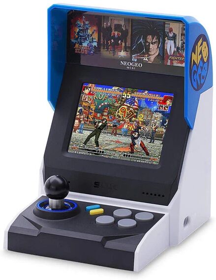 snk corporation neogeo mini console da gioco portatile 8,89 cm (3.5) nero, blu, argento