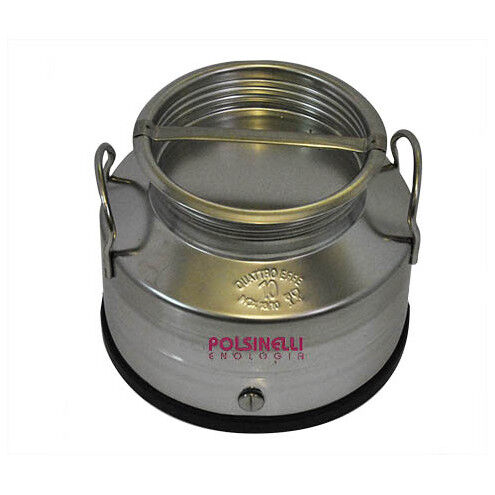 Polsinelli Fusto inox fondo liscio 10 L