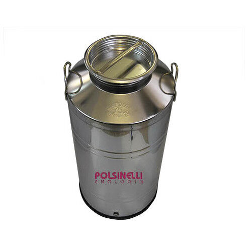 Polsinelli Fusto inox fondo liscio 75 L