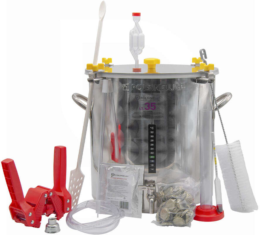 Polsinelli Kit birra fai da te inox