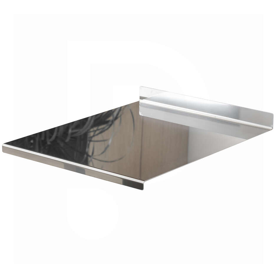 Polsinelli Spianatoia inox AISI 304 con alzatina - 400x500 mm