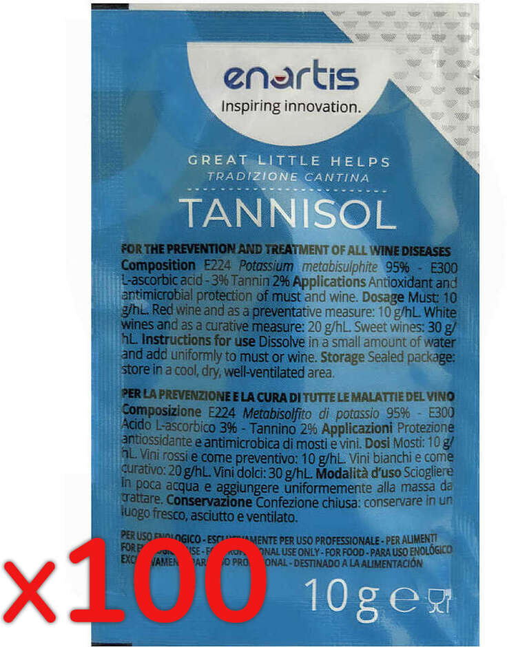 Polsinelli Tannisol buste 10 gr (100 pezzi)