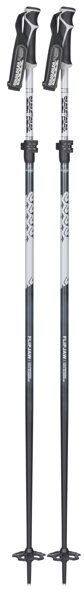 K2 Freeride Flipjaw - bastoncini telescopici Black/Grey 105 - 120 cm