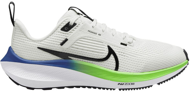 Nike Air Zoom Pegasus 40 - scarpe running neutre - ragazzo White/Green/Blue 4,5Y US