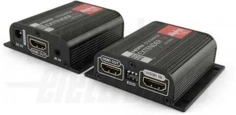 ALPHA ELETTRONICA Alpha CT374/9POE.Coppia di Extender HDMI-1080P+IR, 50m cat6 con uscita HDMI con configurazione EDID