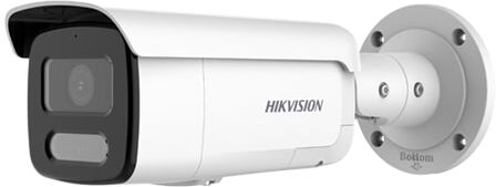 HIKVISION DS-2CD2T47G2-LSU/SL.ProSeries IP ColorVu 4Mpx Audio/strobo/Allarm WDR130db lente 2,8 Ir60