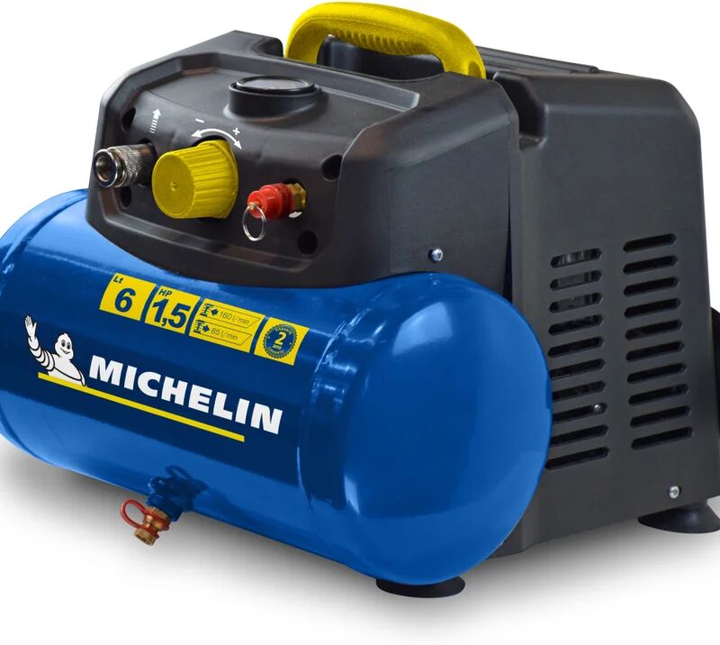 michelin compressore  mbl 6 / 1100 , 1.5 hp, 8 bar, 6 litri