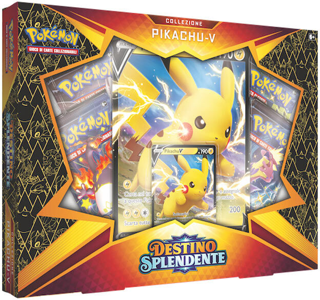 Game Vision Carte Pokèmon Spada e Scudo: Destino Splendente Collezione Pikachu-V