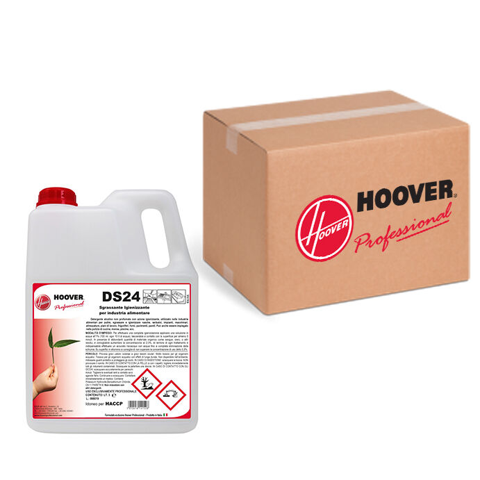 Hoover Scatola 4 taniche DS24 Sgrassante sanitizzante per industria alimentare