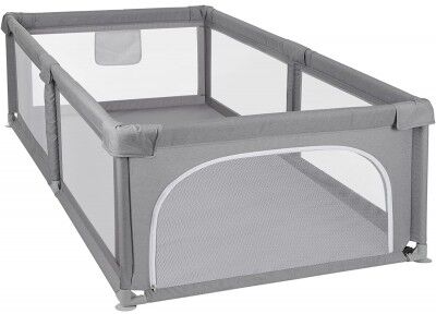 Innovaciones Ms Box Pieghevole Parco Giochi XXL 180X120 Grigio