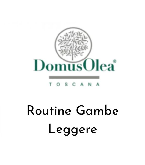 domus olea toscana Set regalo Routine Drenante, Defaticante e Antiossidante per Gambe Leggere