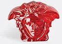 Rosenthal 'medusa Lumiere' Paperweight, Red