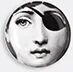 Fornasetti 'tema E Variazioni N.8' Ashtray