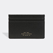 Smythson 'panama' Card Holder, Black