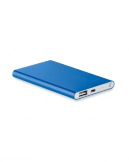 Gedshop 1000 Power bank in alluminio da 4000 mAh neutro o personalizzato