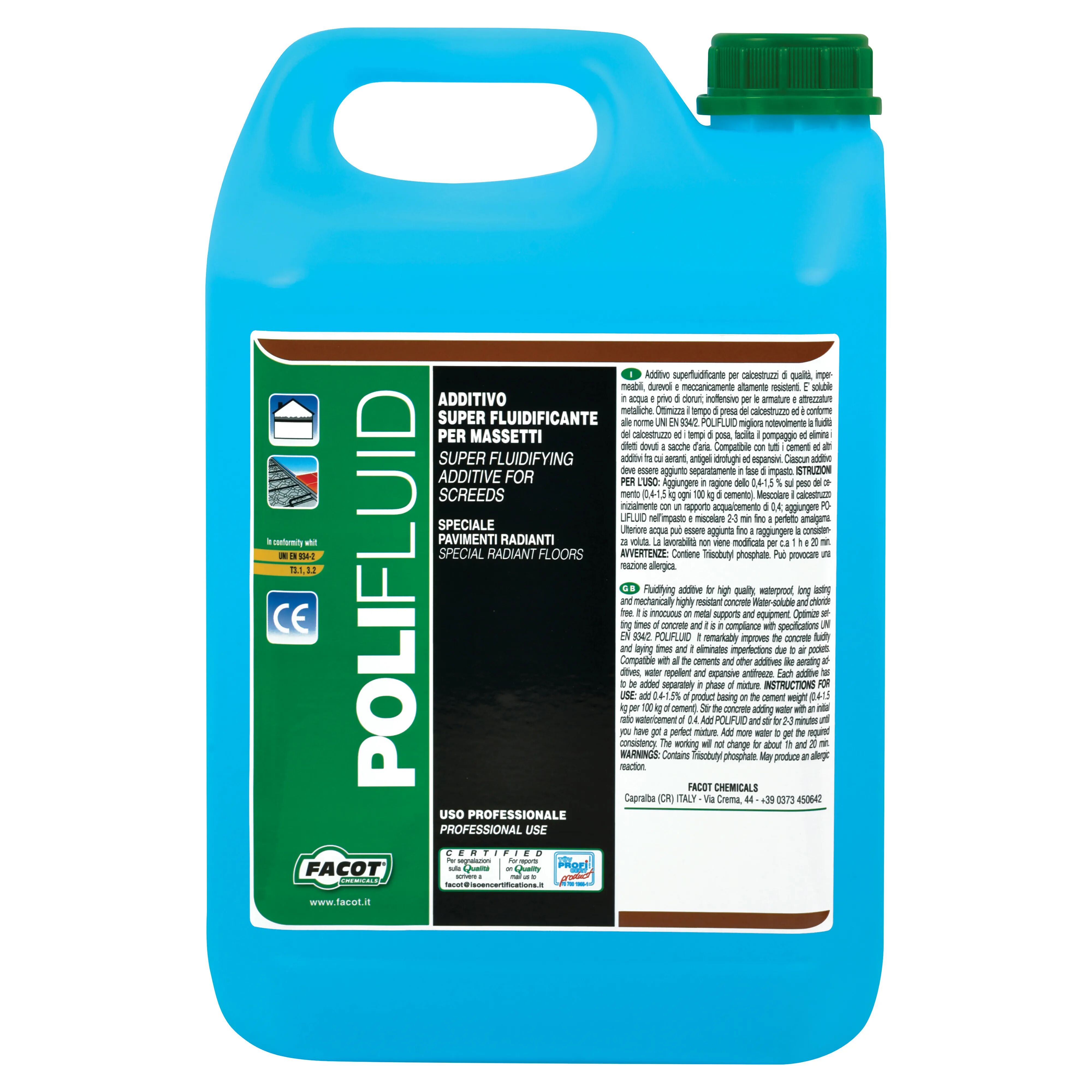 Facot POLIFLUID SUPER FLUIDIFICANTE TANICA 10 kg