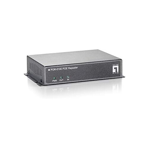 LevelOne compatible POR-0100 PoE Repeater Repeater 10Mb LAN, 100Mb LAN