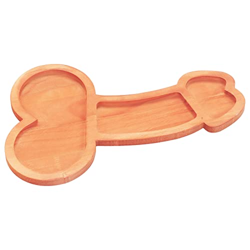 PENO Geurloze BPA-Vrije Snackplank 24 Cm Brede Niet-Giftige Houten Kaasplank Kaasplank (Links)