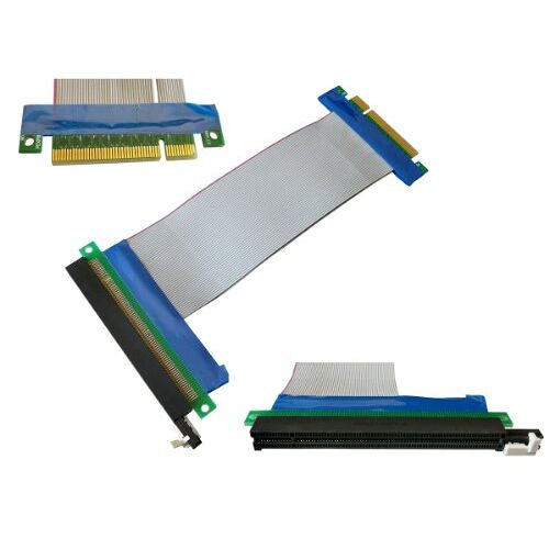 KALEA-INFORMATIQUE Kalea Informatique. PCIe Ribbon Riser 8x tot 16x. Lengte: 190 mm