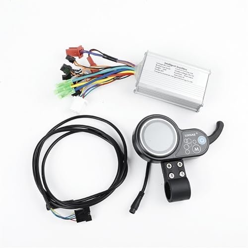 SZDGJ Elektrische scootercontroller + instrumentendisplay TF-100 NJAX-T JX-168 LIVIAE JH01 Verschillende soorten ondersteunende onderdelen Instrumentendisplay (Size : L a set 36V)