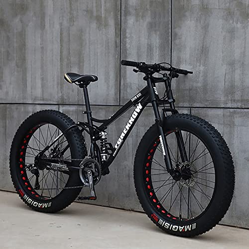 UJKDDDCC Mountainbike, 26 inch, trail-mountainbike voor volwassenen, fiets met 7/21/24/27/30 snelheden, hardtail mountainbike van staal met hoog gehalte
