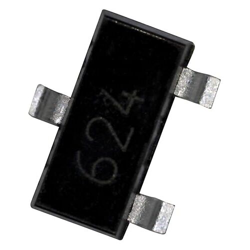 DIODES INC. TRANSISTOR, NPN,125V,1A, SOT23-3, enkele bipolaire transistors (FMMT624TA) Pack van 1