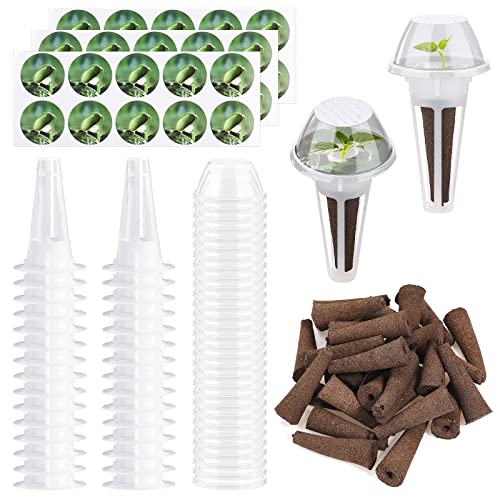 RSTYS 30 Stks Indoor Hydrocultuur Tuin Accessoires Zaad Pods Kit,Plant Pod Kit Hydrocultuur Tuin Accessoires Voor Zaad Startsysteem