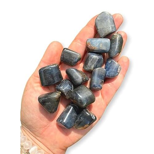 TENET 1 stuk geslepen geslepen geslepen steen voor kristaltherapie, reiki en meditatie 18-25 mm (saffier)