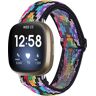 123accessoire.nl Bandje geschikt voor Fitbit Versa 3 - Nylon - Azteca