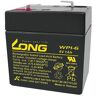 Kung Long Kung Lange WP1-6 loodbatterij 6 volt 1Ah met Faston 4,8 mm stekkercontact