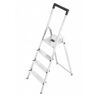 Hailo L40 Aluminium Huishoudtrap Klustrap 4 treden