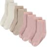 Sokjes SIDNEY (4-pack) - Off White, Beige & 2x Roze rib