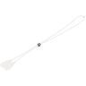 Generic Lanyard-brilkettingen voor dames, elastisch siliconen nekkoord, sportmode, brilketting, stringhouder (Color : White, Size : 1)