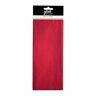 Glick Luxe zakpapier, grote vellen (x4), perfect voor cadeauverpakking, 750 x 500 mm, rood
