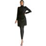 Greatfool Burkini Moslimvrouw 3-delig Islamitisch vrouwenkostuum Burkini met bescheiden en volledige bedekking 4XL