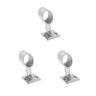 Mealoodiousmusea 3 set Marine Grade Rvs Boot Hand Rail Center Stanchion Voor Pijp 7/8 ", 22mm