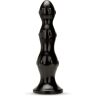 Prowler RODE drievoudige anale plug zwarte PVC buttplug