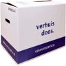 Verhuisservice+ Verhuisdozen 5 stuks 57 Liter Autolock Verhuisdoos Zelfsluitend Stevig Geen tape nodig 40kg laadvermogen