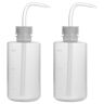 stonylab Wasfles, 2 Pakken Plastic Knijpwasfles, LDPE met Smalle Mond (250 ml, 2 Pakken)