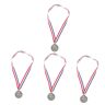 BESPORTBLE 4 Stuks Kleine Race Award Medaille Medailles Voor Awards Race Medaille Decoratieve Medaille Herbruikbare Medaille Concurrentie Medaille Kunst Medaille Kleine Medaille Metalen