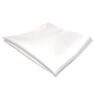 TigerTie Designer pochet in effen kleur cavaliersdoek pochette pochet grootte 30 x 30 cm, wit, sneeuwwit, wit