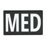2AFTER1 Med Medic EMS Paramedic PVC Patch (zwart en wit)