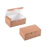 Diforma (Pack van 100 stuks) Maat S Kraft Kartonnen Geschenkdozen Voedsel Container Takeaway Wegwerp Doos Huidige Verpakking (100, S)